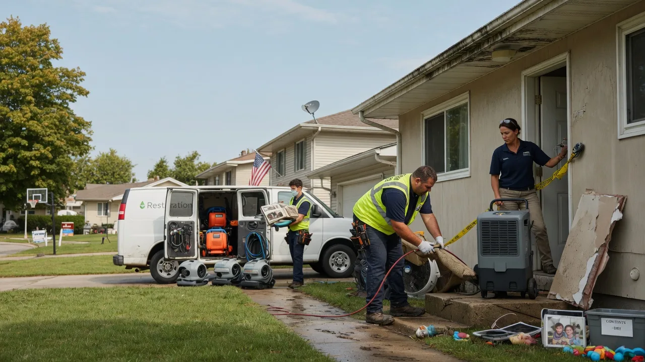 Water Damage Restoration in Peabody, KS near me